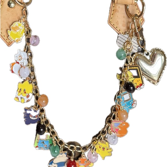 Pokemon Enamel Gold Tone Character Bag Chain Fandom Gotta Catch’em All - Picture 3 of 5